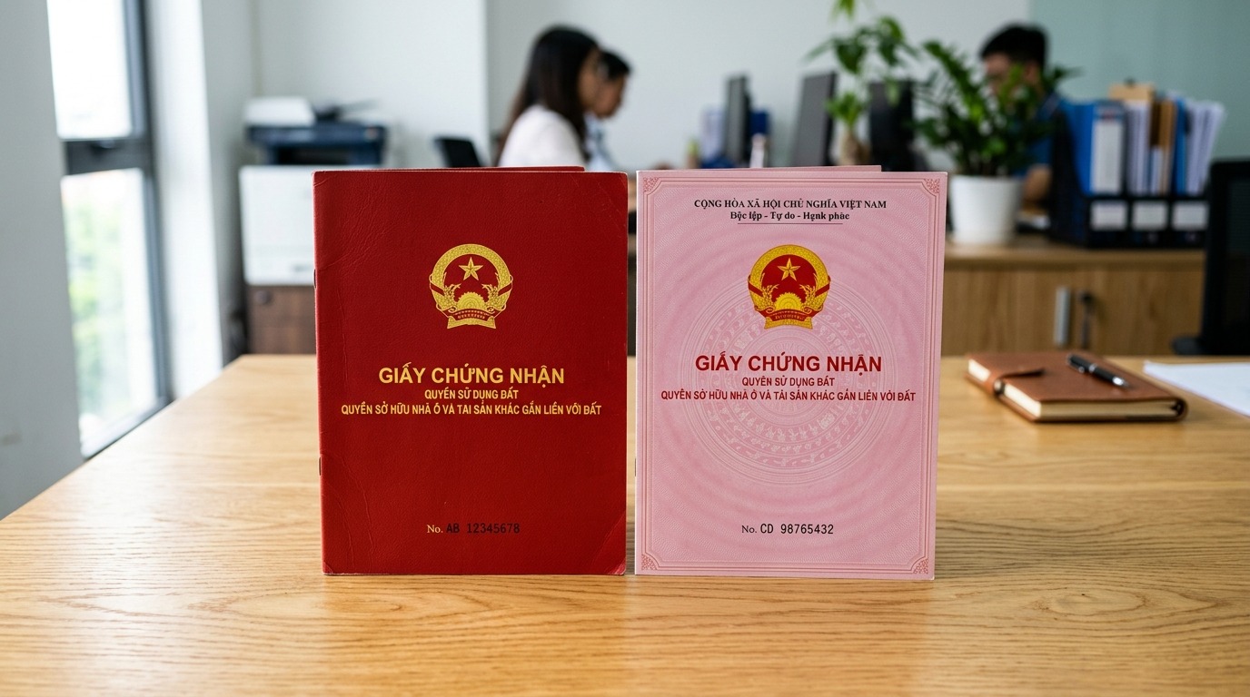 Nên mua nhà có sổ đỏ hay sổ hồng? Bí quyết tránh rủi ro pháp lý