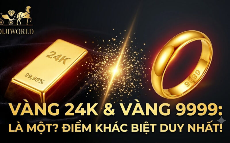 Vàng 24k là gì? Vàng 24k có giống vàng 9999 hay không?
