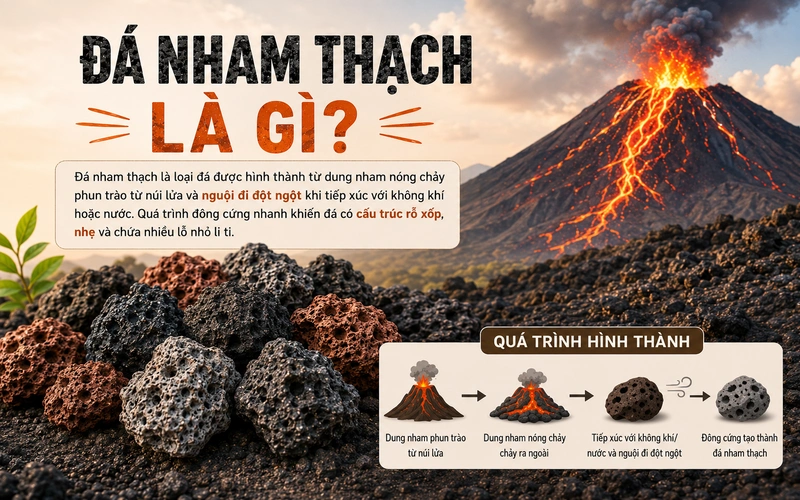 Tìm hiểu đá nham thạch là gì