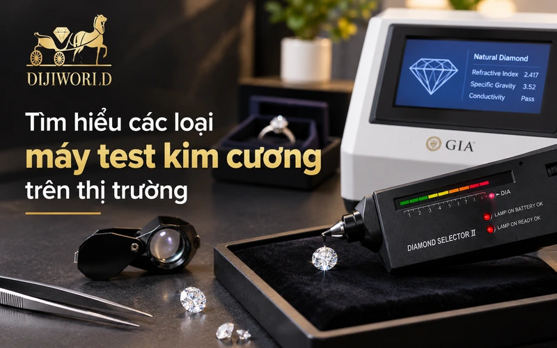 Máy test kim cương? Tìm hiểu các loại máy kiểm tra kim cương trên thị trường